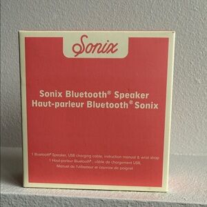 Sonix Bluetooth Speaker in Vibrant Red